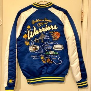RARE!! NBA Golden State Warriors UNISEX Jacket